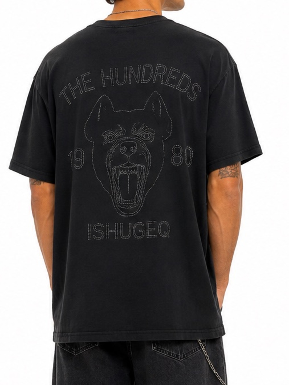 The Hundreds Kaze 1980 Black Graphic T-Shirt Men’s Medium Streetwear